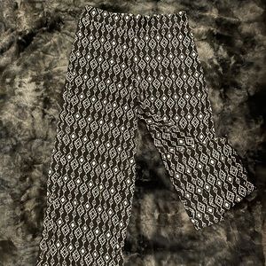 Black and white boho pants by Maurices